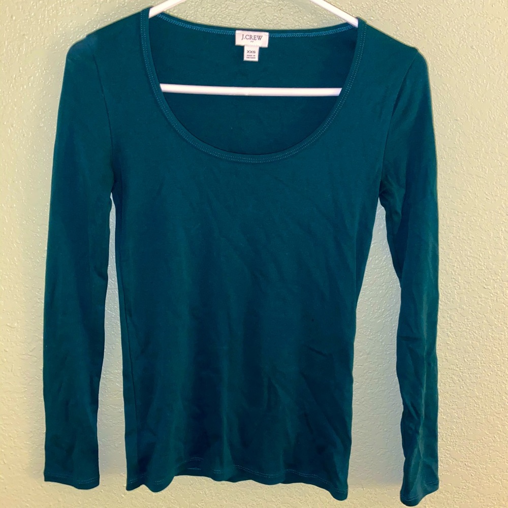 J. Crew Scoop Neck Long-sleeve